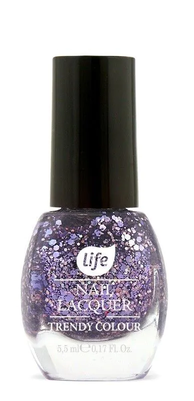 LIFE Lakier do paznokci Trendy Colour brokat 5,5 g nr 190