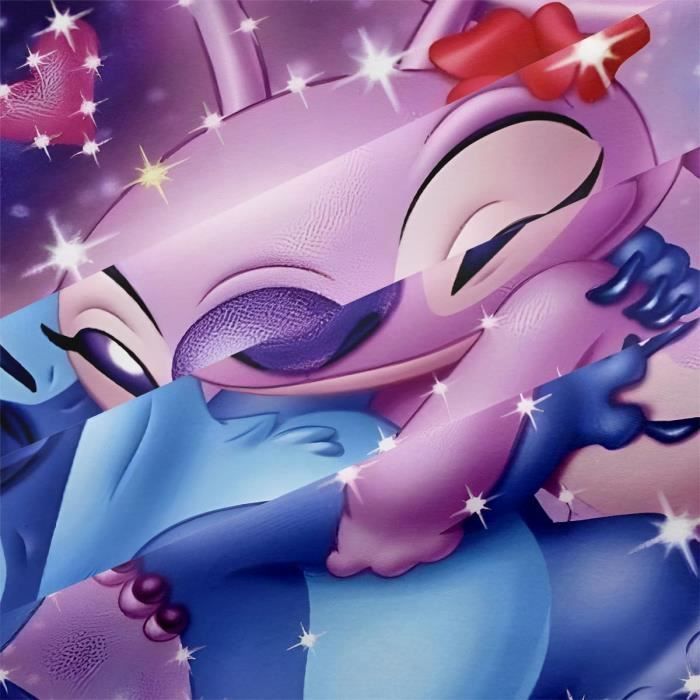 Kinderbettwäsche-Set mit Stitch-Motiv, Einzelbettbezug – ideal für alle Jahreszeiten – 3D-Muster