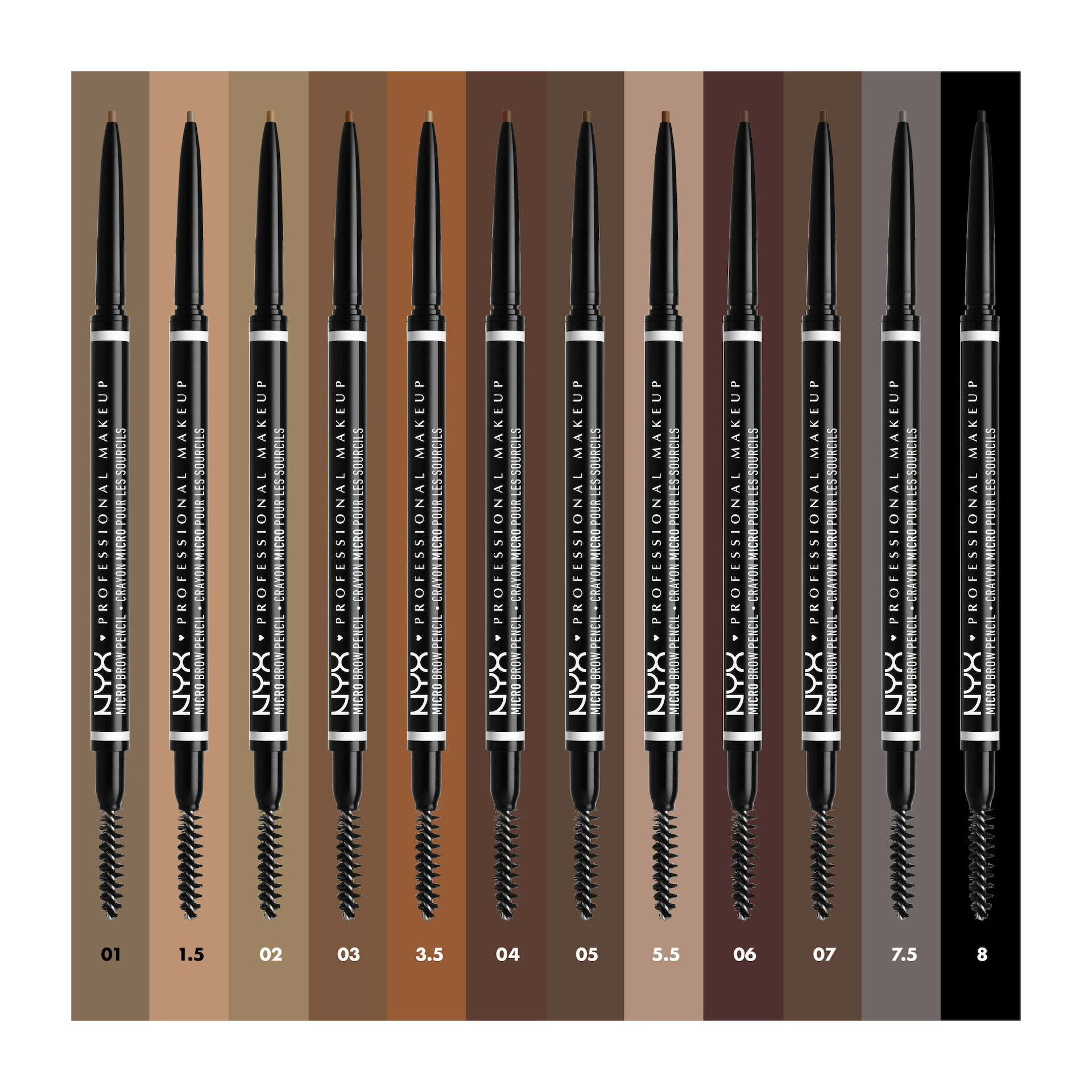 Olovka za mikro obrve pepeljasto smeđa - NYX Professional Makeup