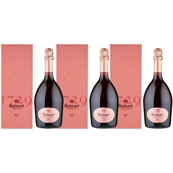 Champán Ruinart Rosado - 75 cl x3