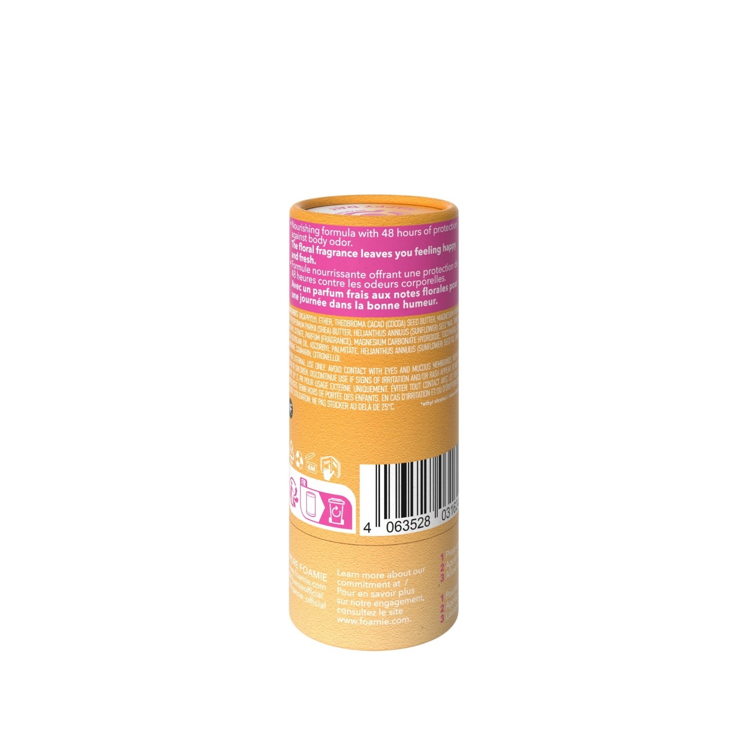 FOAMIE Déodorant Solide Happy Day (pink)