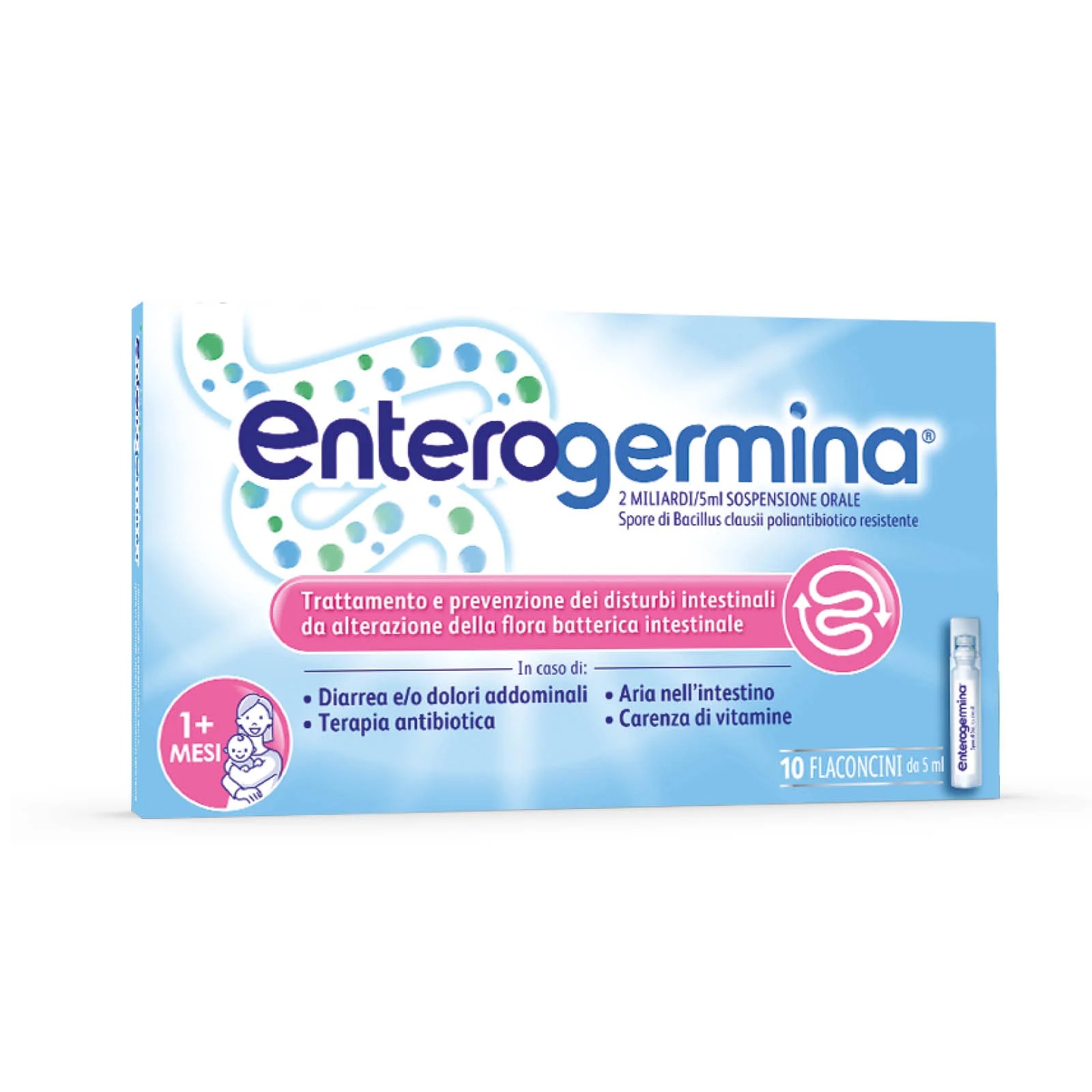 ENTEROGERMINA Enterogermina 2 miljard 10 ampullen Probiotica tegen diarree