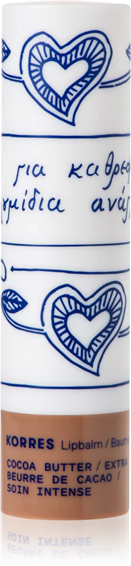 Korres hydraterende lippenbalsem met cacaoboter