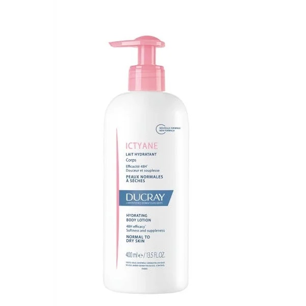 DUCRAY Ictyane hydraterende melk 400 ml voor normale tot droge huid