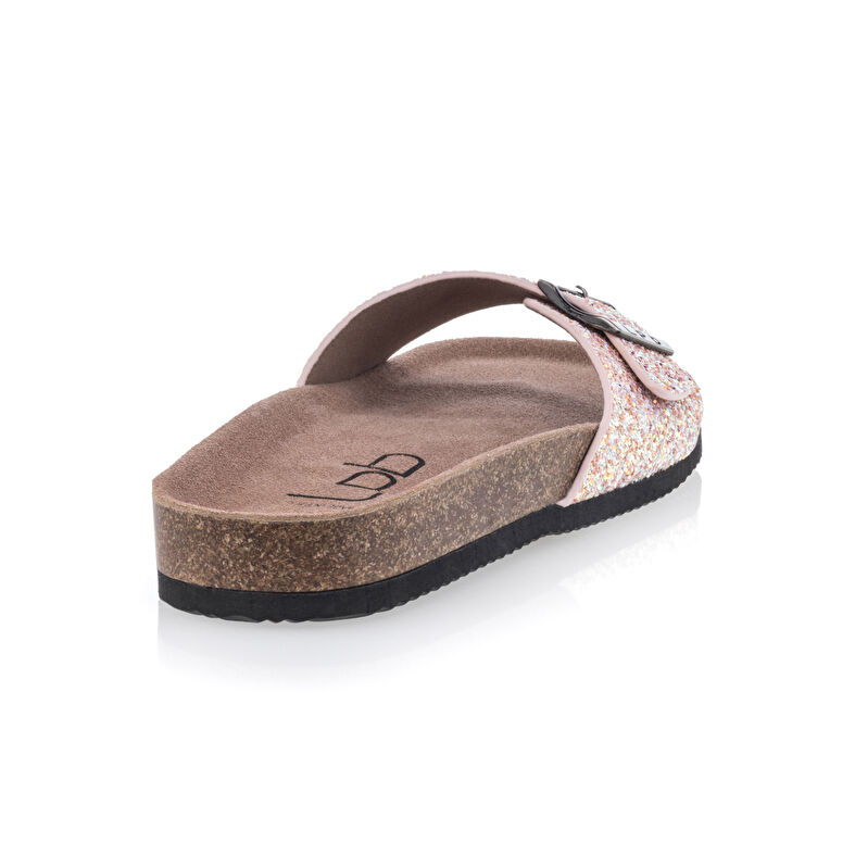  Rosa sandaler / sko med åpen tå til dame