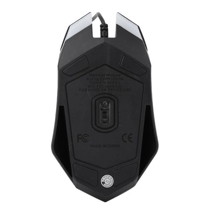 Atyhao MS11 Wired Mouse 1600DPI Backlit Wired USB Mouse Ergonomic Gaming Laptop Mouse
