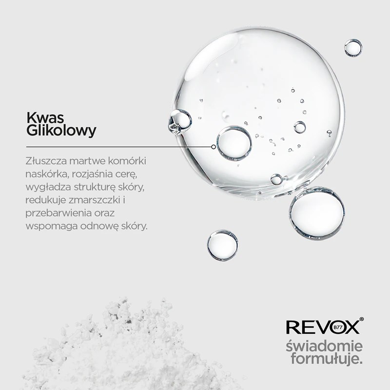 Revox B77 JUST Sérum facial suavizante e esfoliante com 20% de ácido glicólico