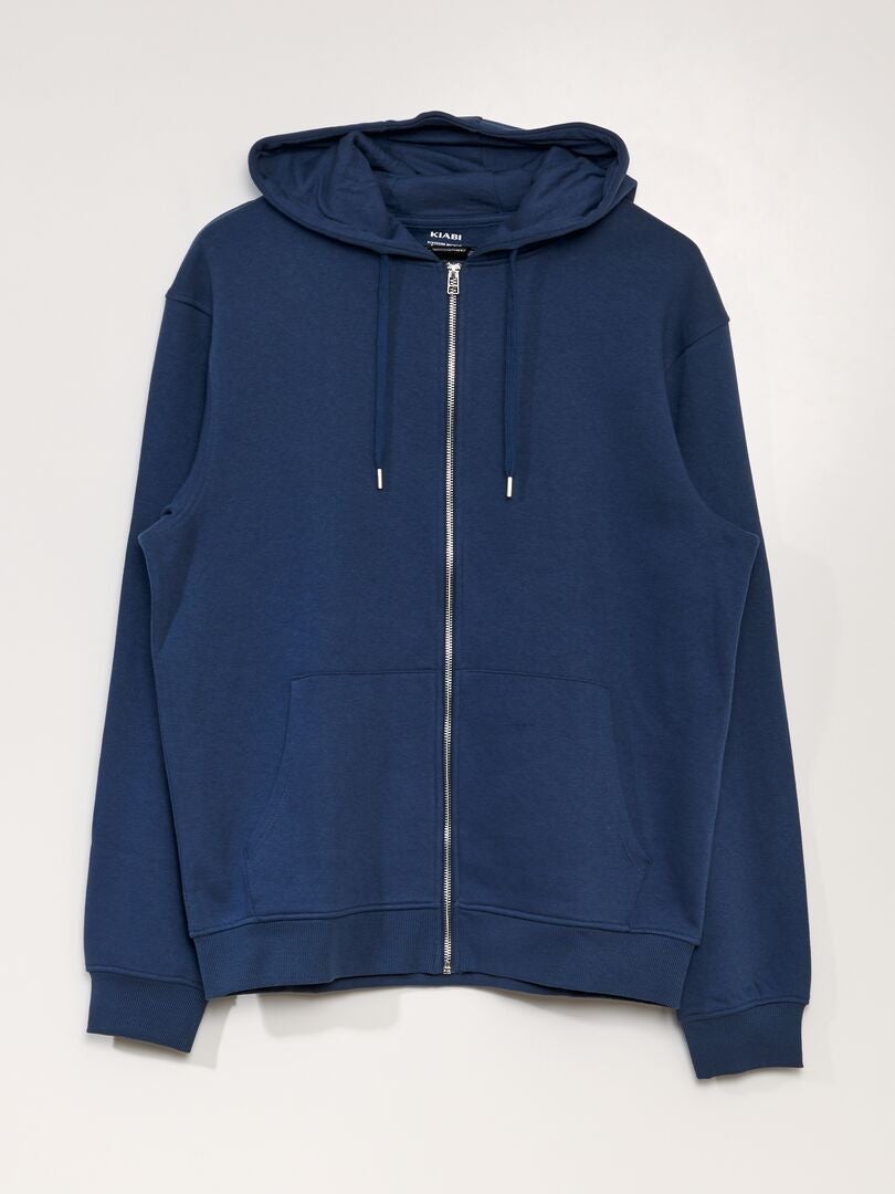 Fleece hoodie - Donkerblauw