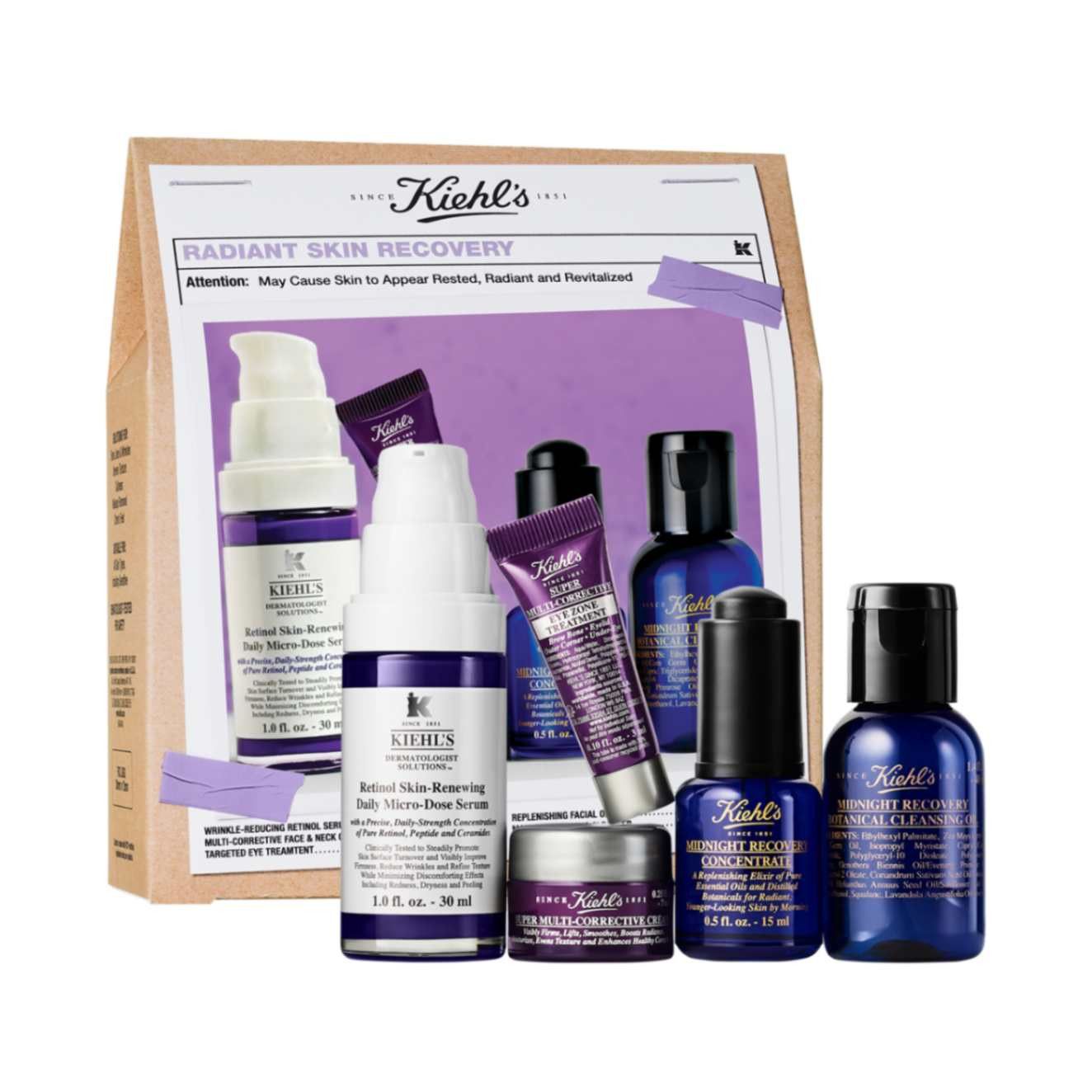 Estuche Radiant Skin Recovery Cofres lujo