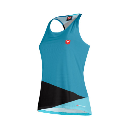 T-shirt de course pour femmes R03 Pacific