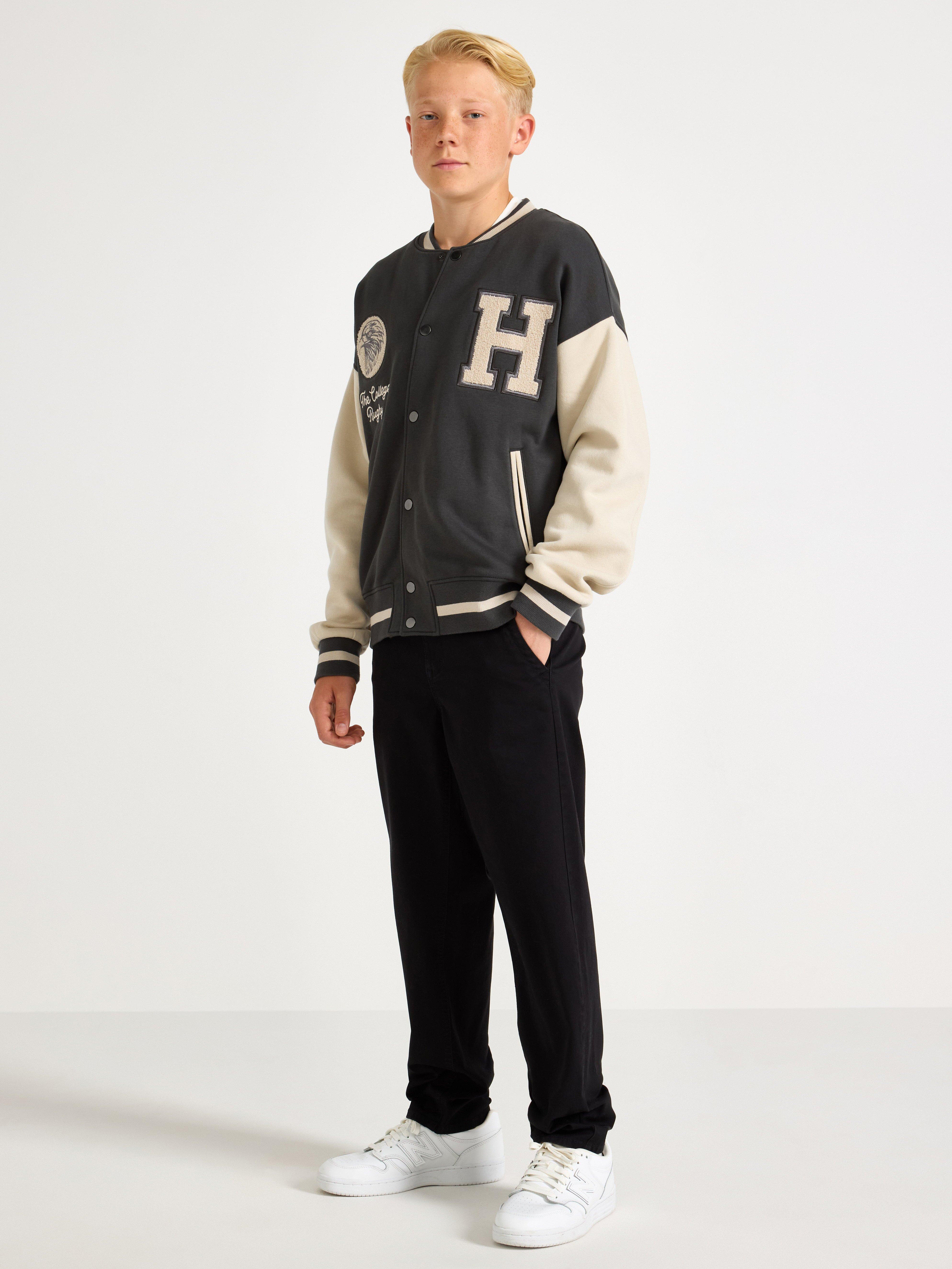 Pantalones chinos de pierna ancha WILMER negros