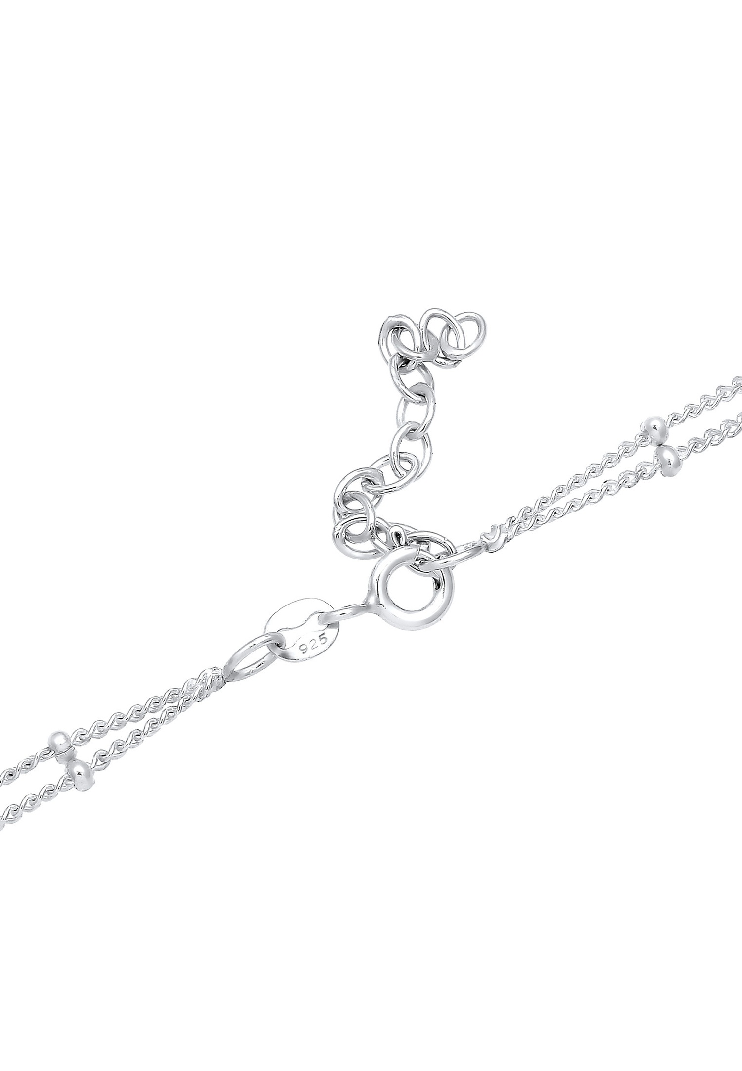 Elli Femmes Choker Look des Couches Coeur Tendance en Argent Sterling 925