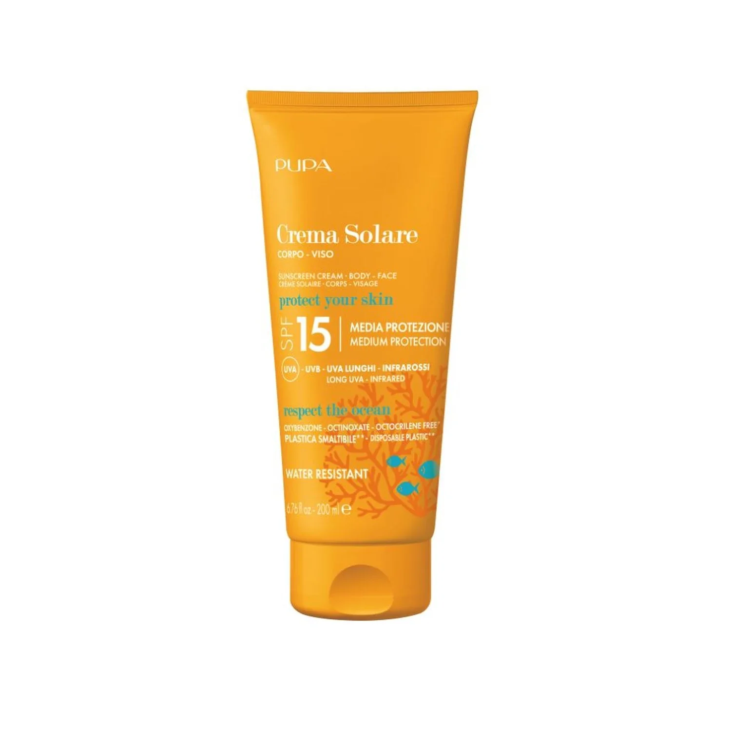 Solari Crema Solare SPF15 - Crema solare corpo media prot., Solare viso media prot.