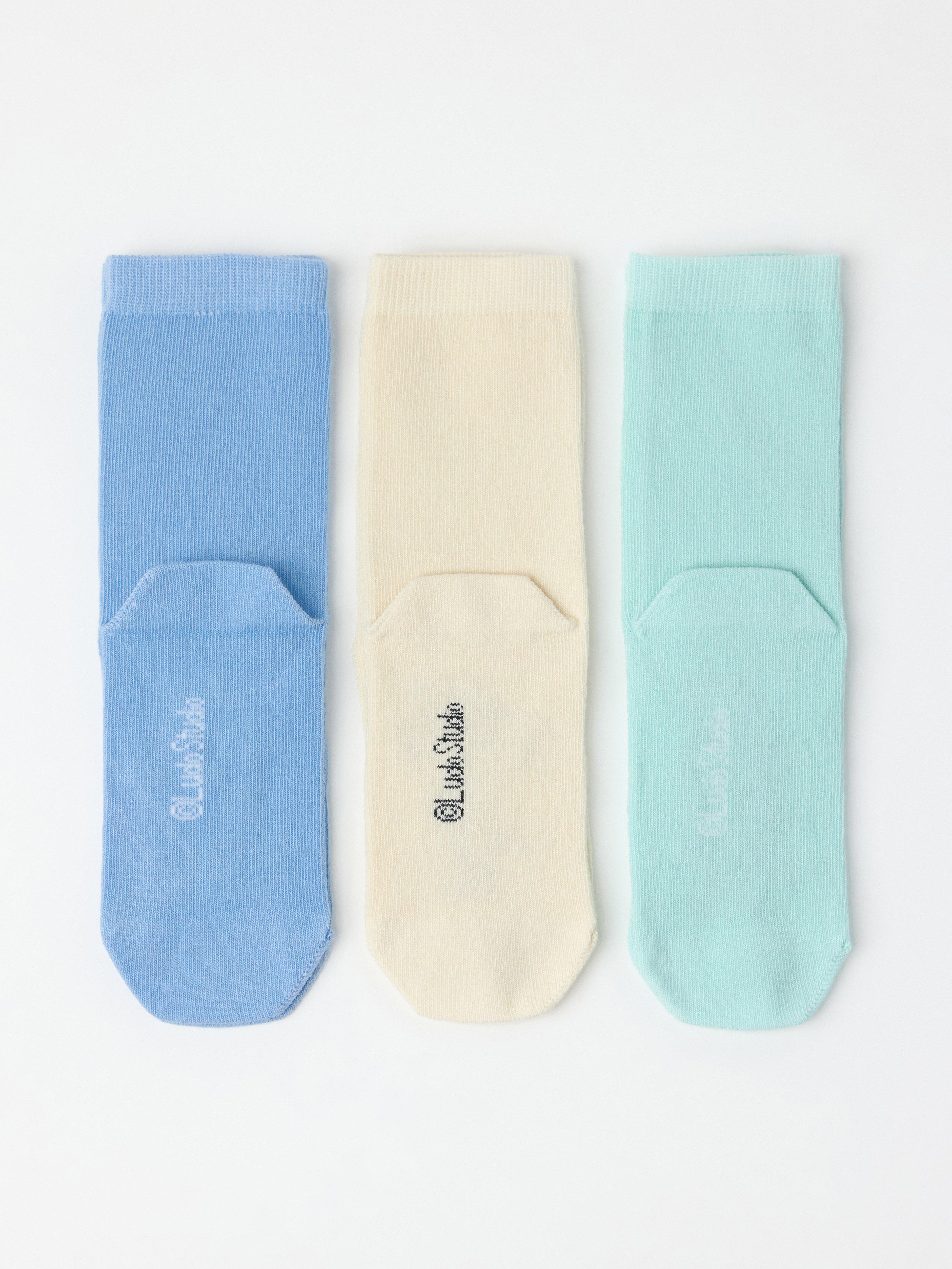 Pacote com 3 unidades de Bluey strumpor Light Dusty Turquoise