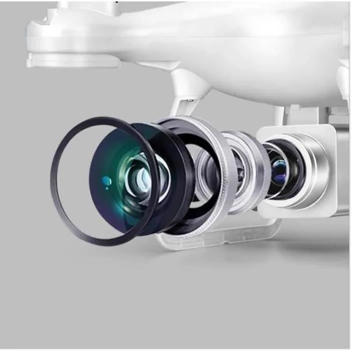 Long-life drone (20-30 minutes) with 720P HD camera, 120° wide angle, WiFi FPV, trajectory flight, 3D VR headless mode.