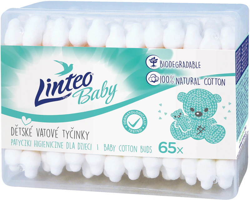 Linteo baby wattenstaafjes voor kinderen
