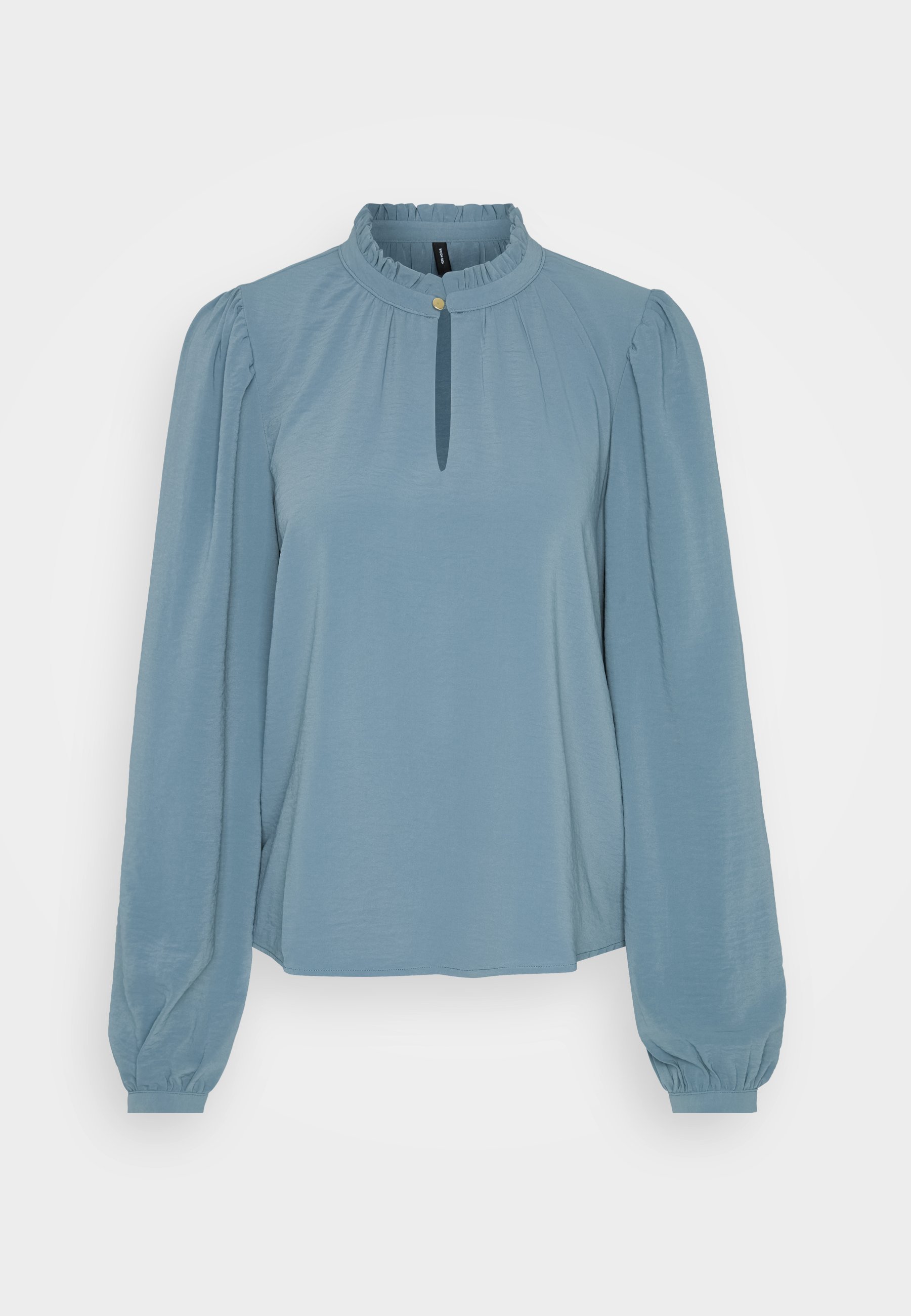 Vero Moda Tall VMANI FRILL - Bluzka - stormy weather