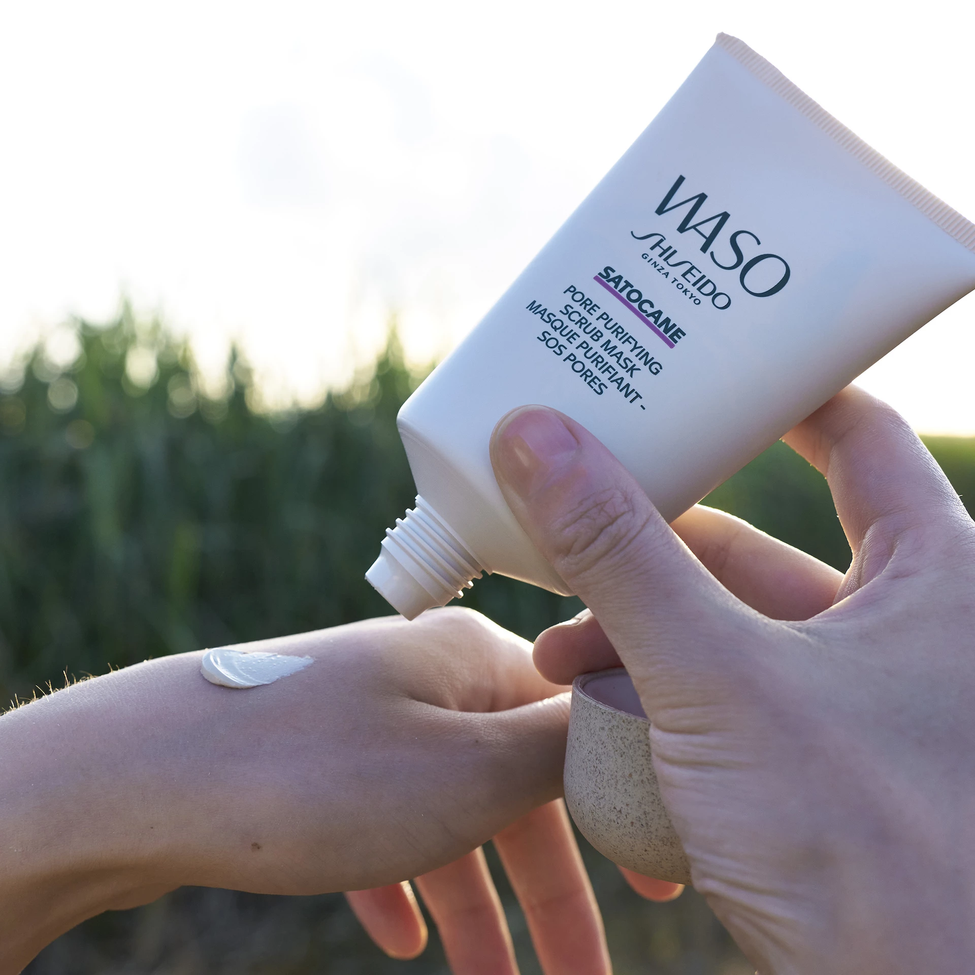 Mască exfoliantă purificatoare pentru pori WASO Satocane 50 ml - Shiseido
