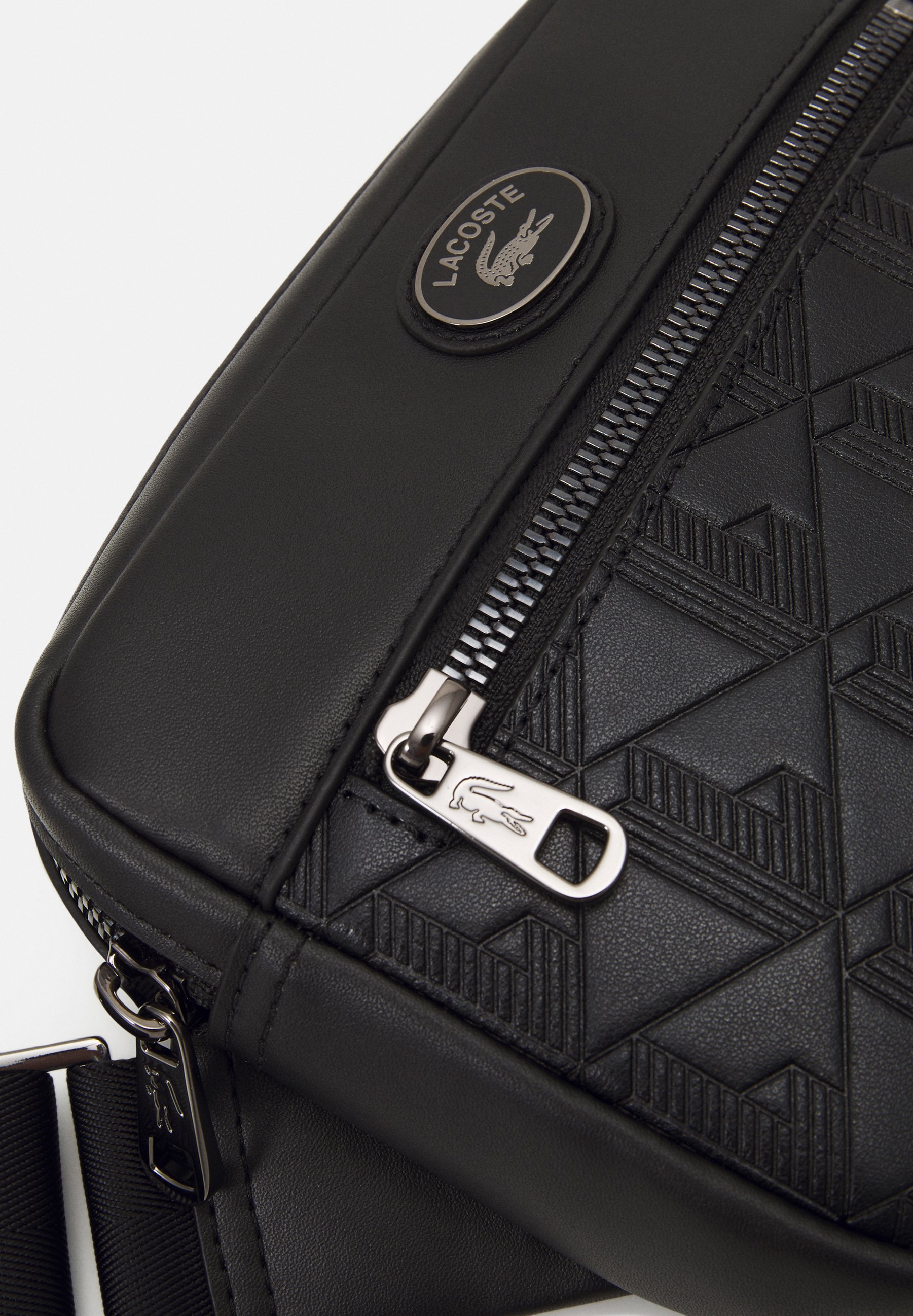 Lacoste NOMOGRAMME UNISEX - Borsa a tracolla - nera