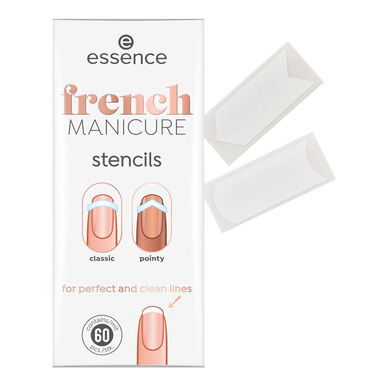 Essence Moldes Nails -sapluunat ranskalainen manikyyri 60 unssia 60 unssia