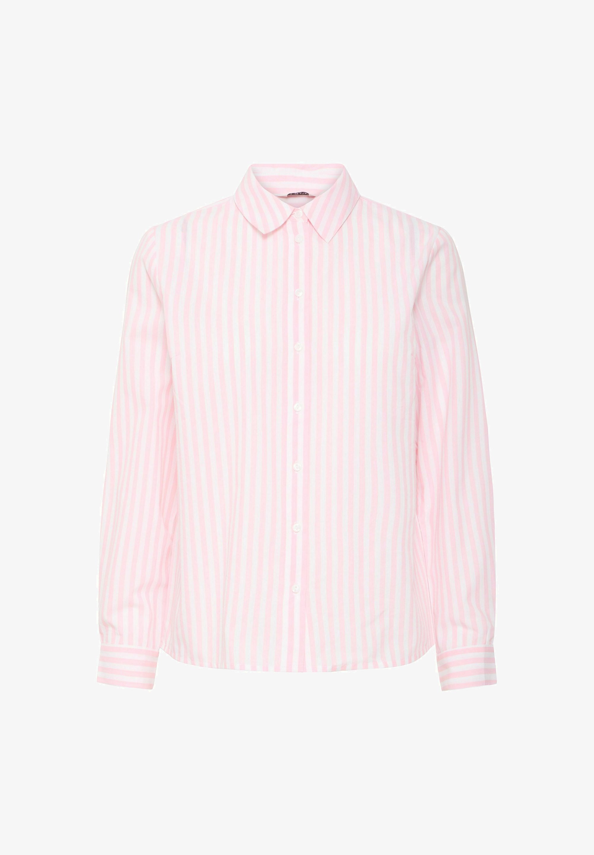 b.young HETILA - Bluse mit Knopfleiste - Rosapelikan-Mix
