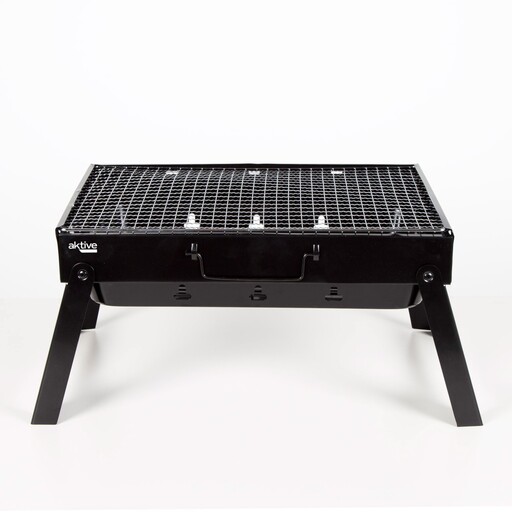Barbacoa Portátil Plegable Rectangular 43x29x22 Cm Aktive