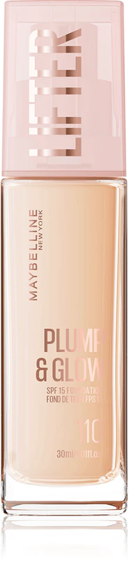 MAYBELLINE NEW YORK Lifter Plump & Glow illuminating foundation voor een natuurlijke look