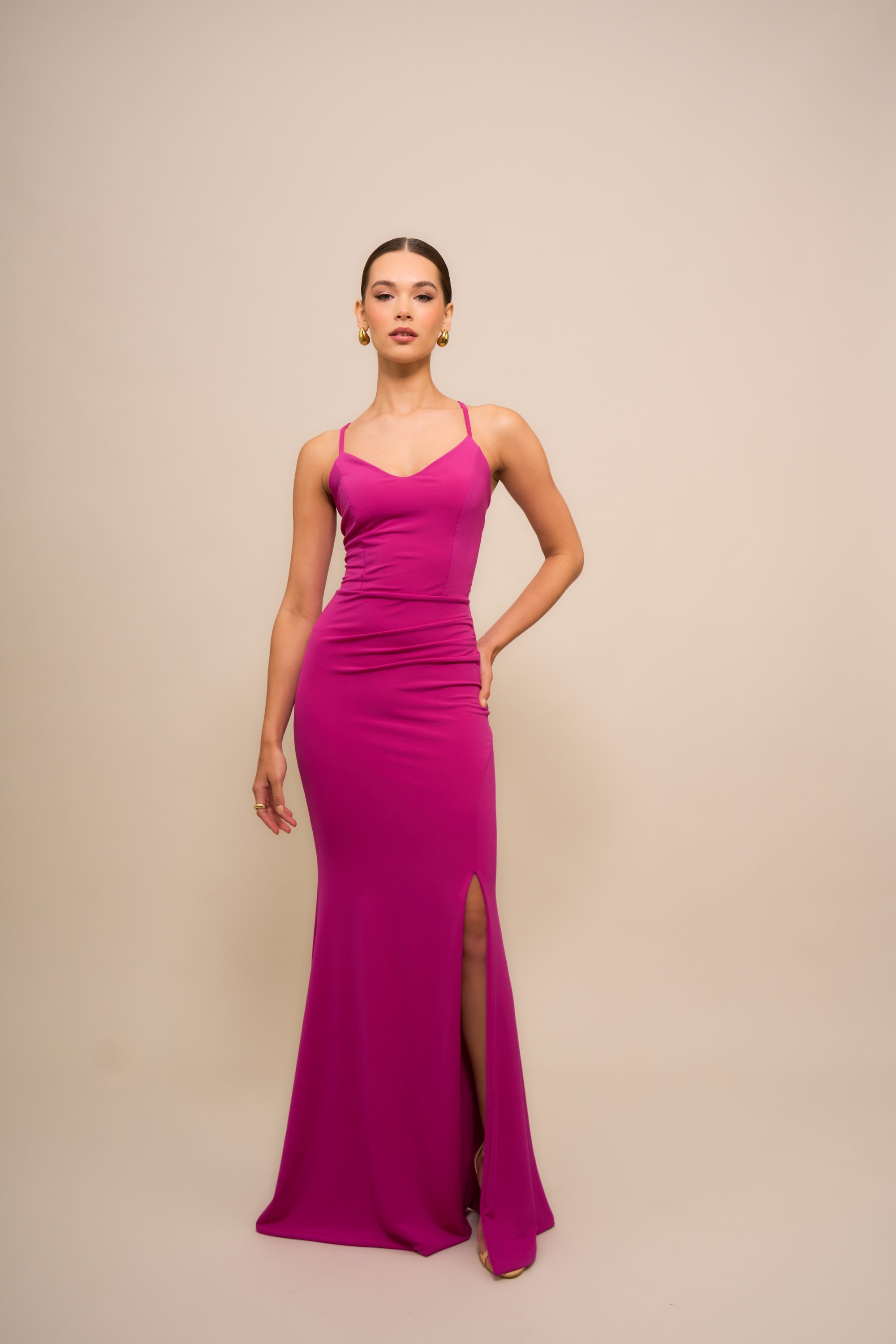 WAL G. KASSIA - Společenské šaty - magenta
