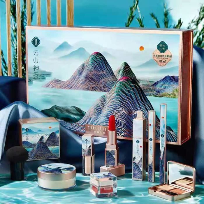 Produit 3-9-Coffret cadeau cosmétique chinois, maquillage, beauté financière, Annie Pond, clair de lune, velo