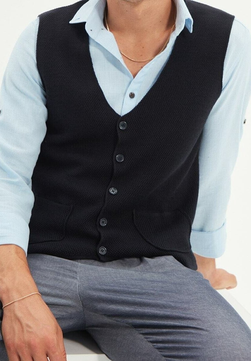 Gilet Trendyol - bleu foncé