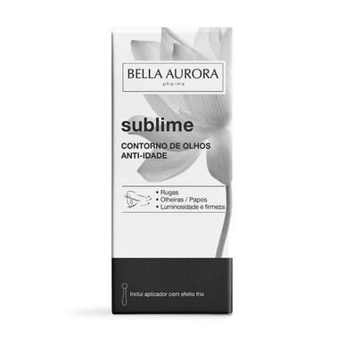 Bella Aurora Sublime Ojos senėjimą stabdantis paakių kremas, skaistinantis ir stangrinantis, 15 ml, 15 ml