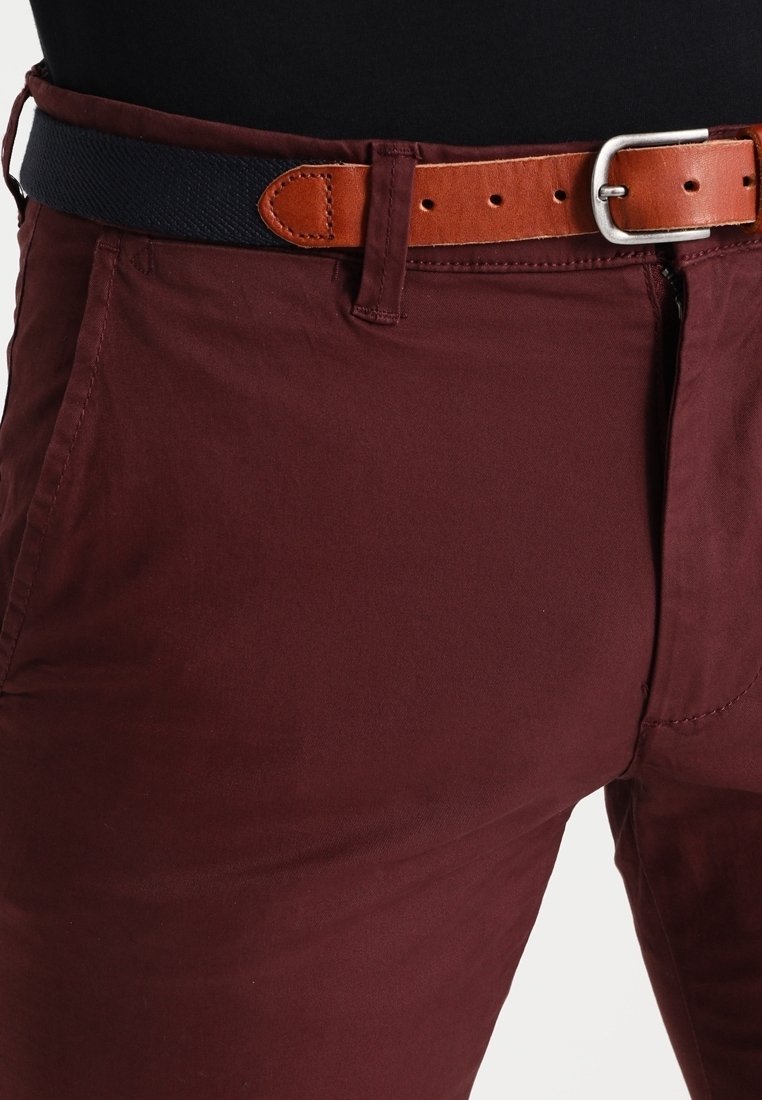 Chinos pour homme sélectionnés - bordeaux