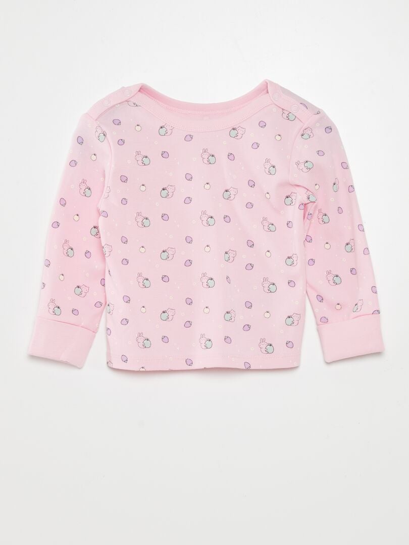 2-delige pyjamaset (t-shirt + broek) - ROZE