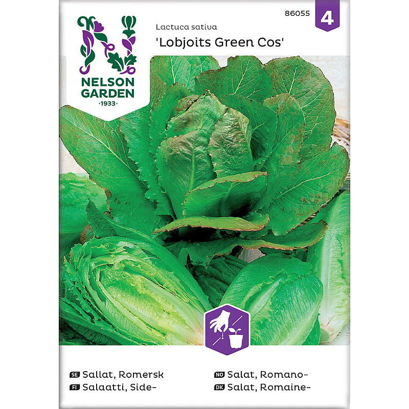 Nelson havefrø Salat Romano, Lobjoits Grønne Cos