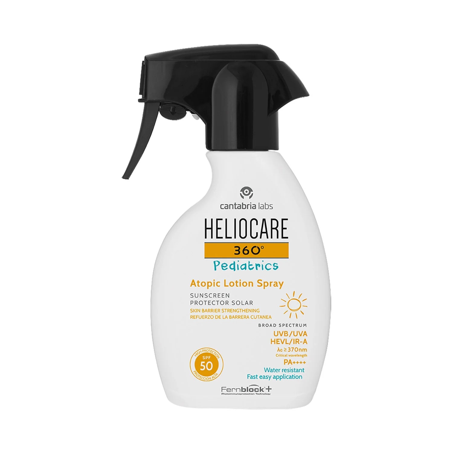 Heliocare Heliocare 360 Loção Atópica em Spray Pediátrica FPS 50 250 ml Recém-nascidos e crianças