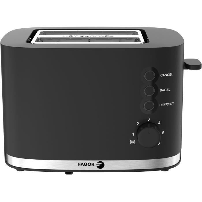Torradeira - FAGOR - FG250 - 4 funções: Bagel, Reaquecer, Cancelar, Descongelar