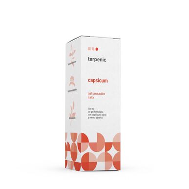 Terpenisk massasjegel med essensielle oljer av paprika 100 ml