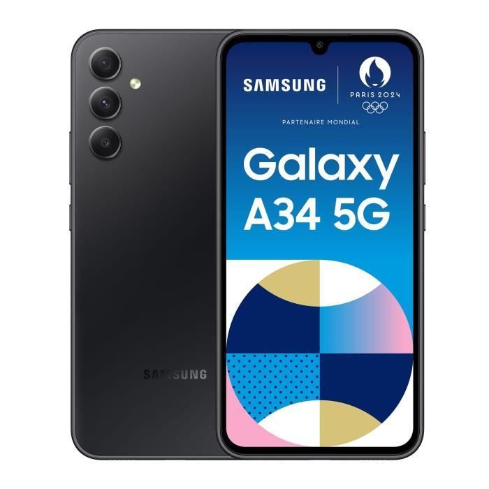 SAMSUNG Galaxy A34 5G Grafito 128 GB