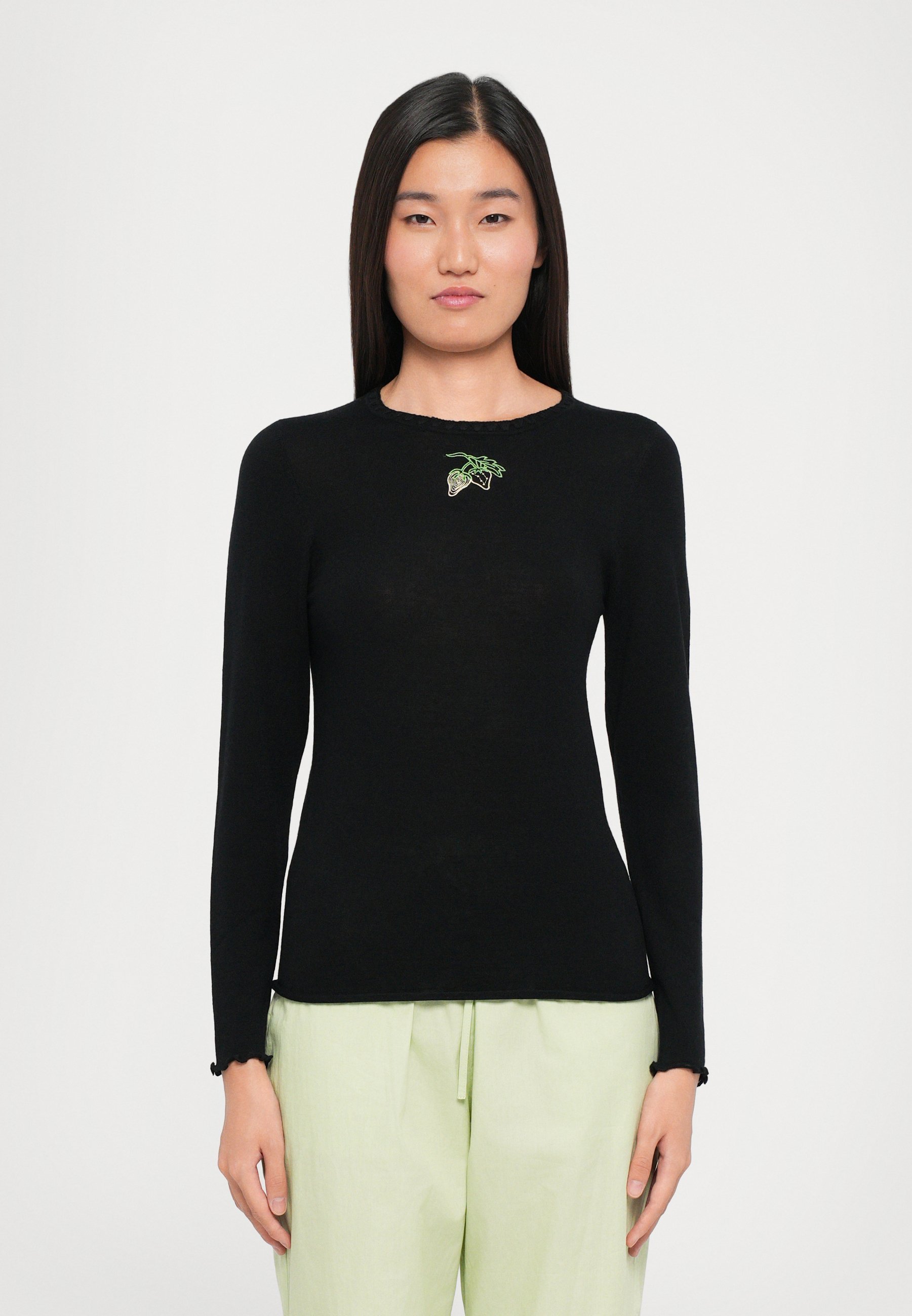 Helmstedt ANDREA LONG SLEEVE - Top met lange mouwen - zwarte schoonheid