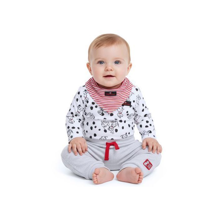 Conjunto de ropa suave de algodón de 50 cm de Disney 101 Dálmatas para bebé niño.