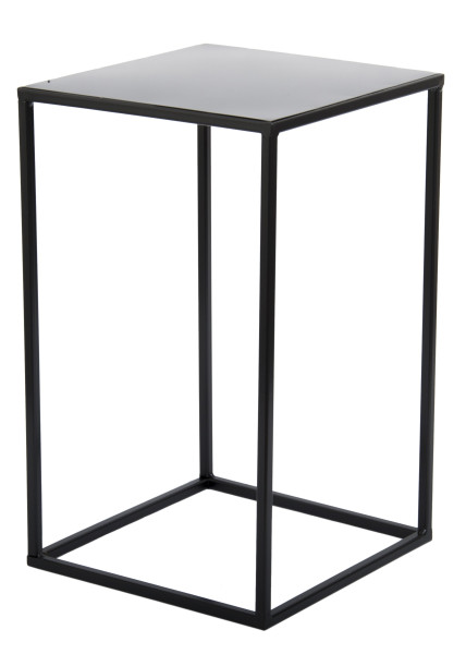 Nowoczesny kwietnik stojący 40 cm czarny LOFT