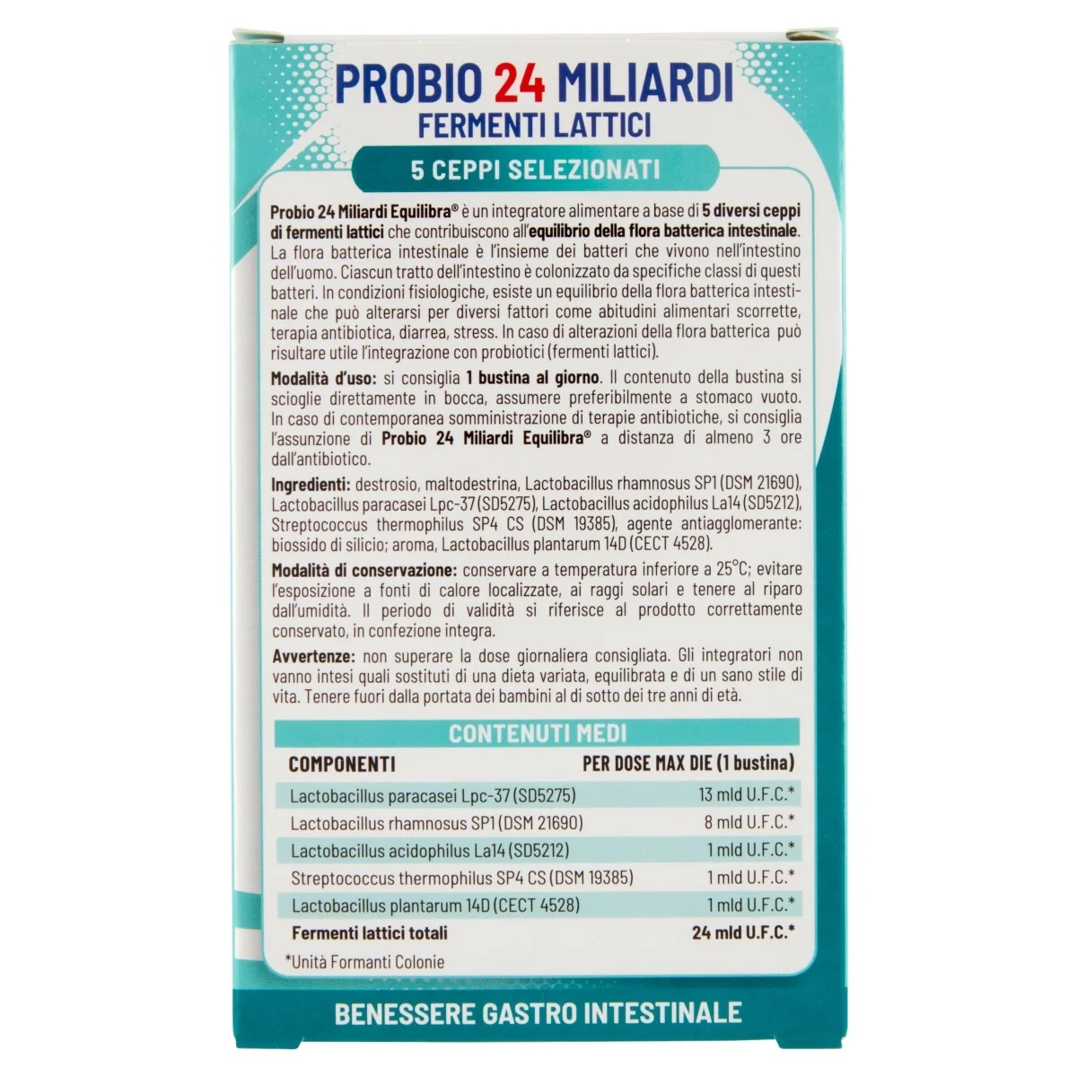 EQUILIBRA Equilibra Probio 24Bl 10 zakjes Darmflora Balans