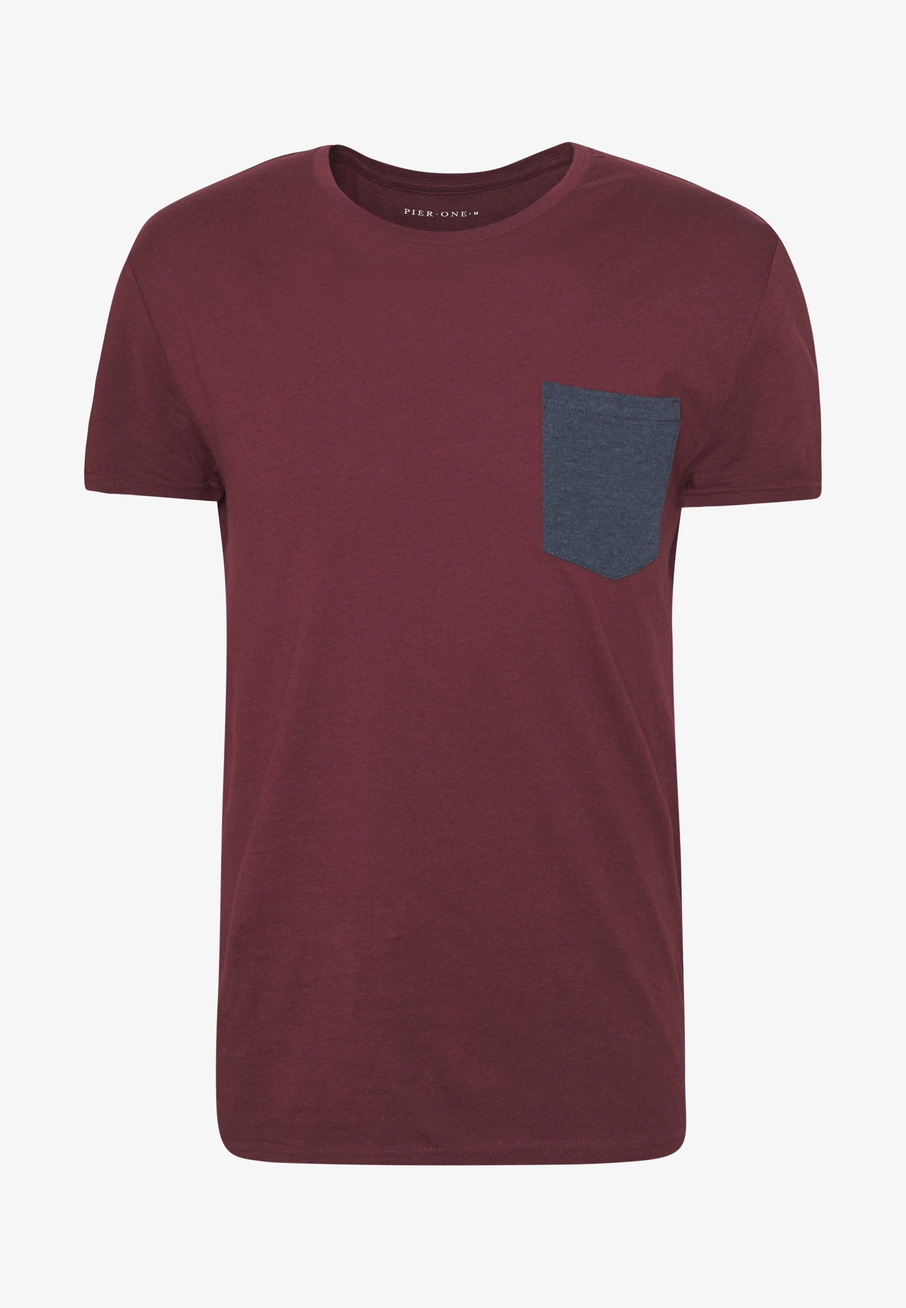 Camiseta Pier One Print - bordô