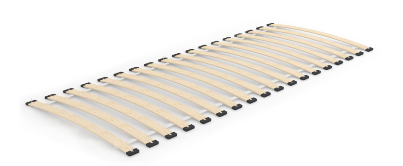 Stelaż łóżka 70x140 wkład pod materac 11 listew sprężynujących 95kg