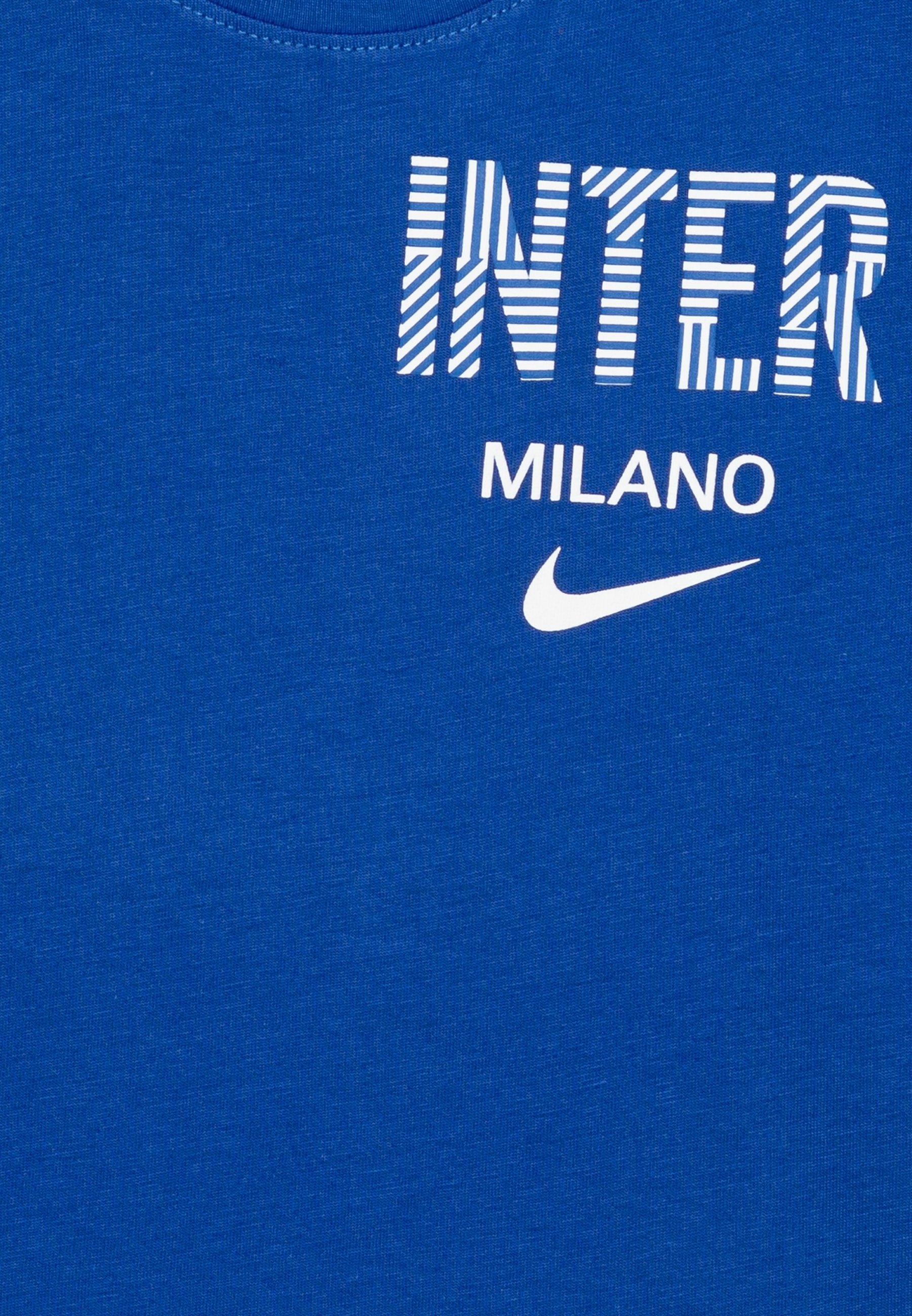 Nike Performance INTER MILAN STACKED TEE UNISEX - T-shirt met print - game royal