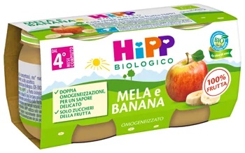 HIPP Hipp Bio homogenisierter Apfel-Bananen-Smoothie 2x80 g 100% Frucht