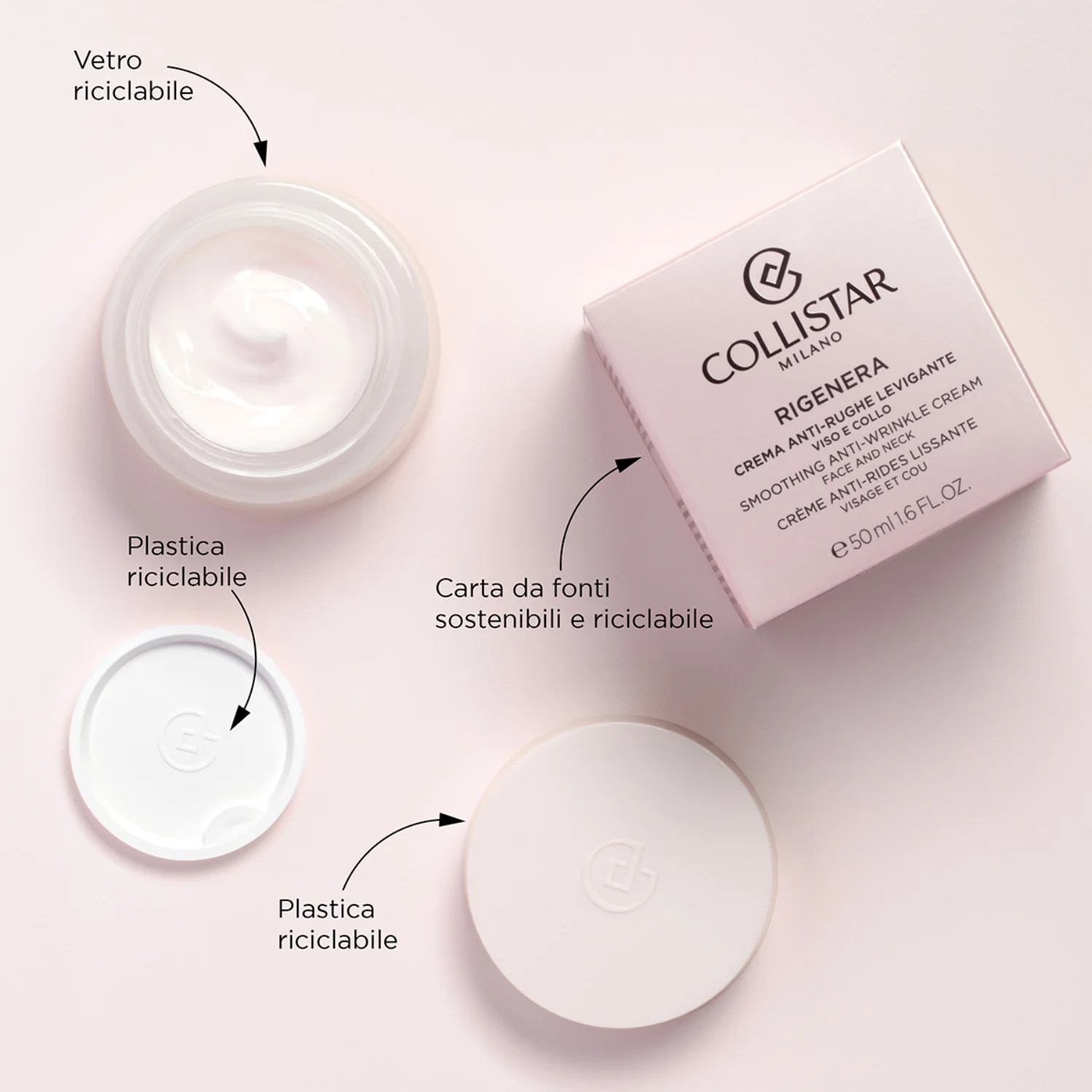 Rigenera Crema Anti-Rughe Levigante Viso e Collo - Tratt.viso 24 ore antirughe