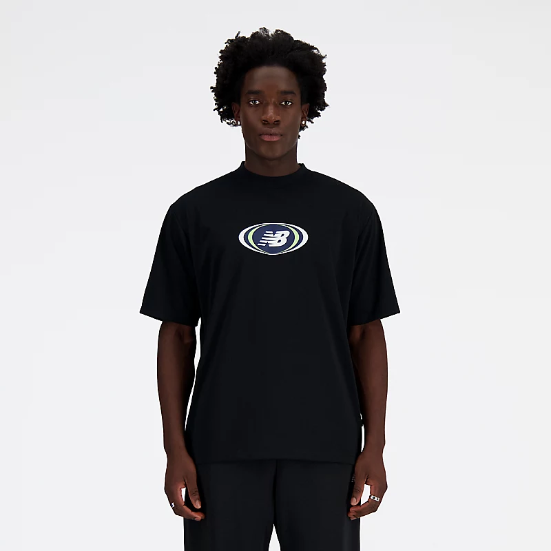 Hoops On Court dames T-shirt - Zwart