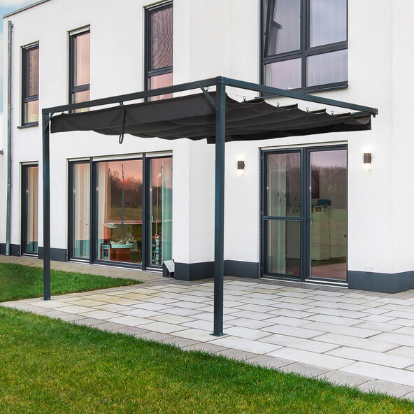 Wandpergola, 300 x 300 cm