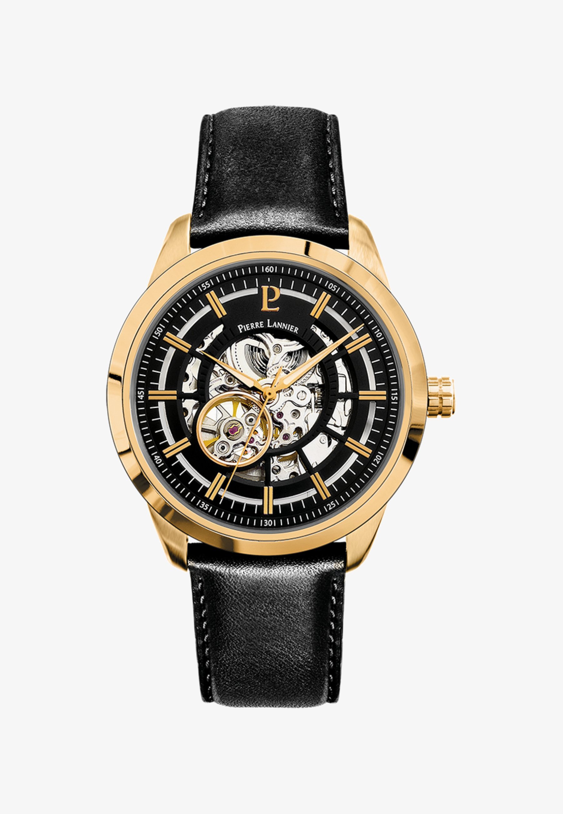 Pierre Lannier AUTOMATIQUE - Montre - noir et doré